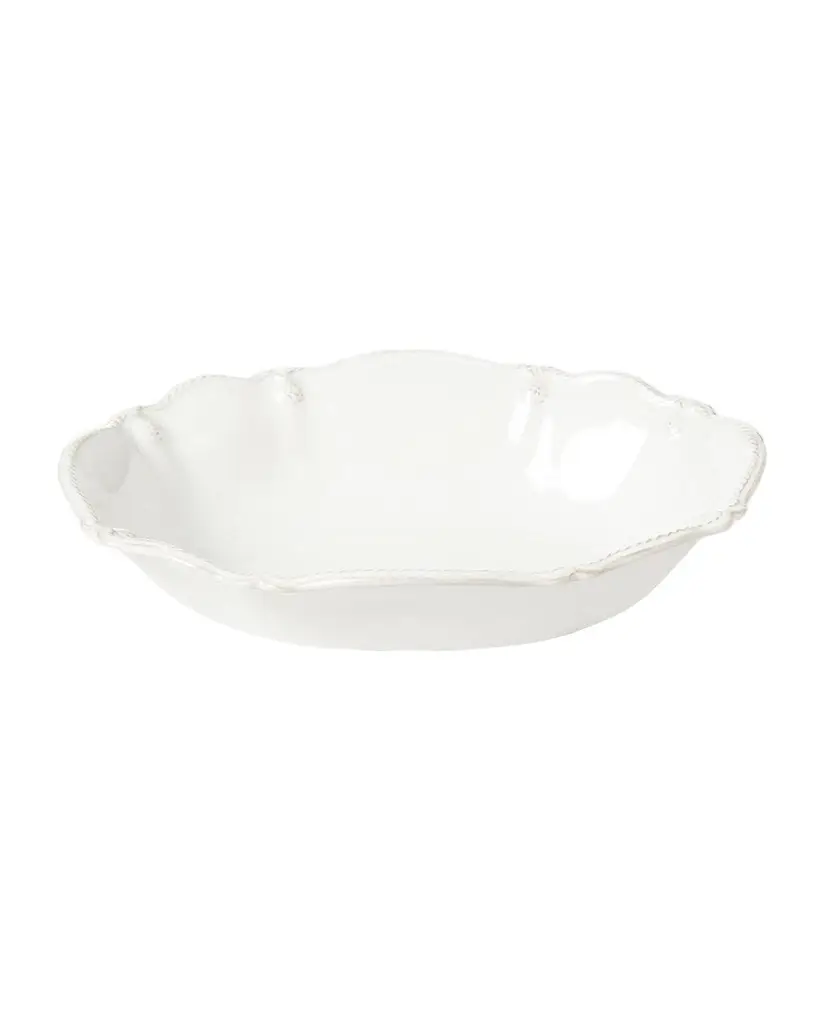 Juliska Berry & Thread 10" Oval Serving Bowl - Whitewash
