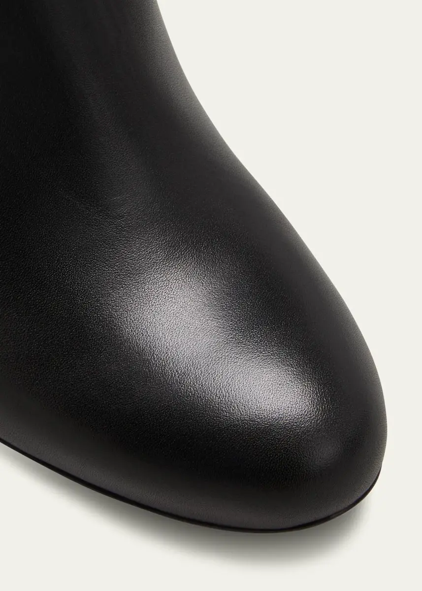 Christian Louboutin Belle Leather Red-Sole Ankle Booties | Thumbnail 3 Christian Louboutin Belle Leather Red-Sole Ankle Booties | Thumbnail 3