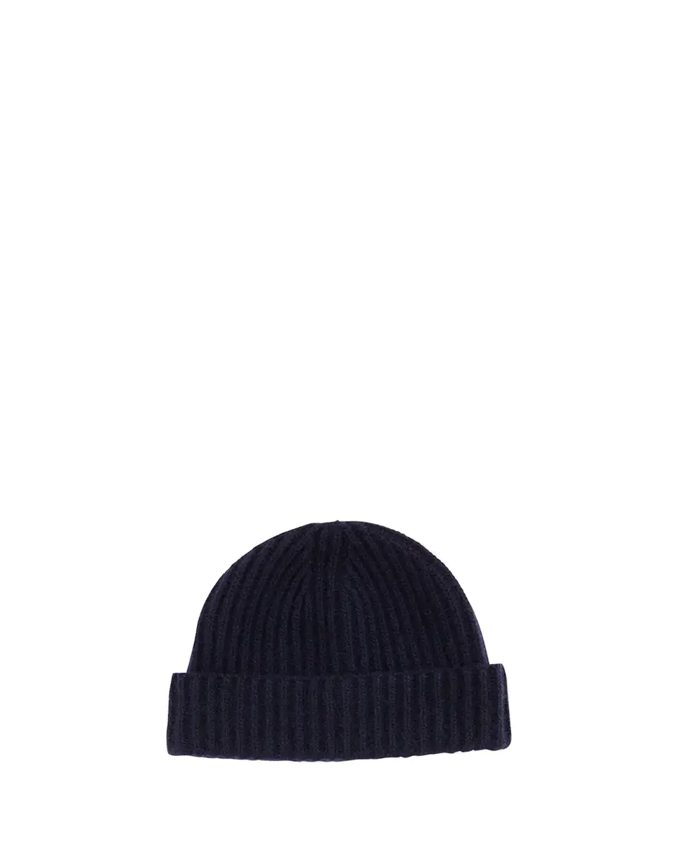Bergdorf Goodman Men's Rib-Knit Cashmere Beanie Hat | Thumbnail 2 Bergdorf Goodman Men's Rib-Knit Cashmere Beanie Hat | Thumbnail 2