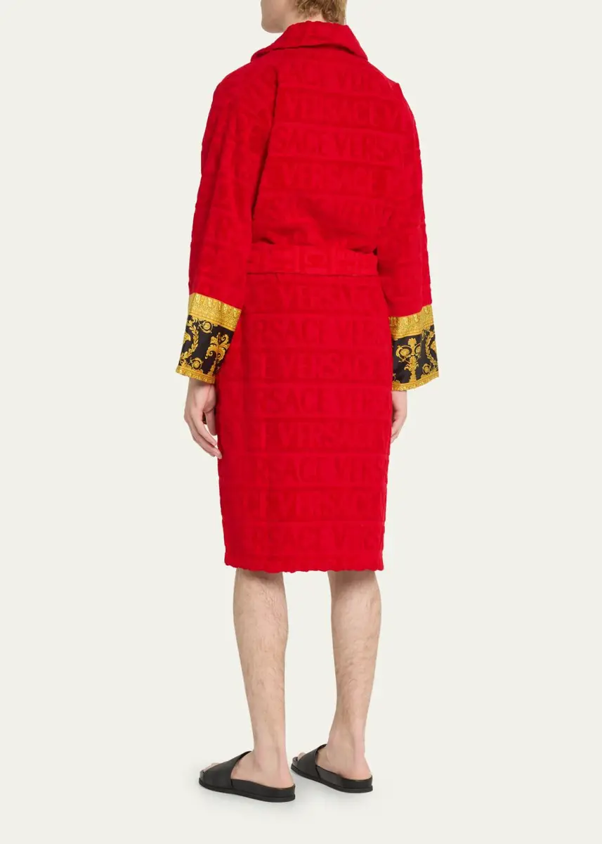 Versace Unisex Barocco Sleeve Robe | Thumbnail 11