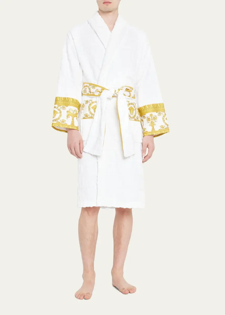Versace Unisex Barocco Sleeve Robe | Thumbnail 6