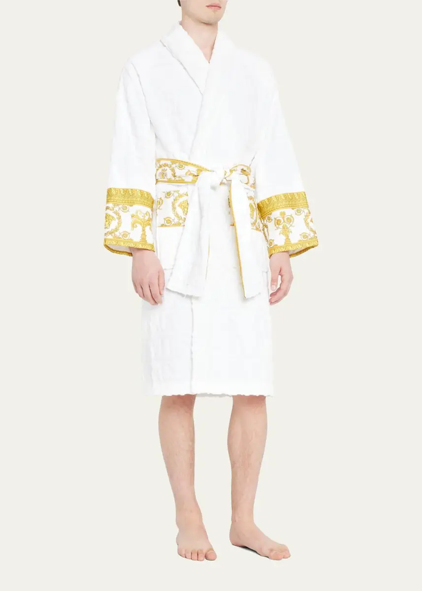 Versace Unisex Barocco Sleeve Robe | Thumbnail 8