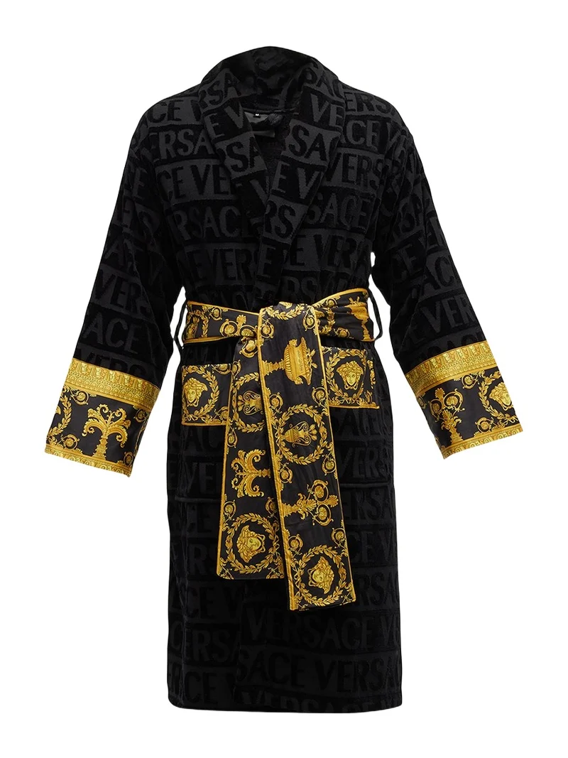 Versace Unisex Barocco Sleeve Robe