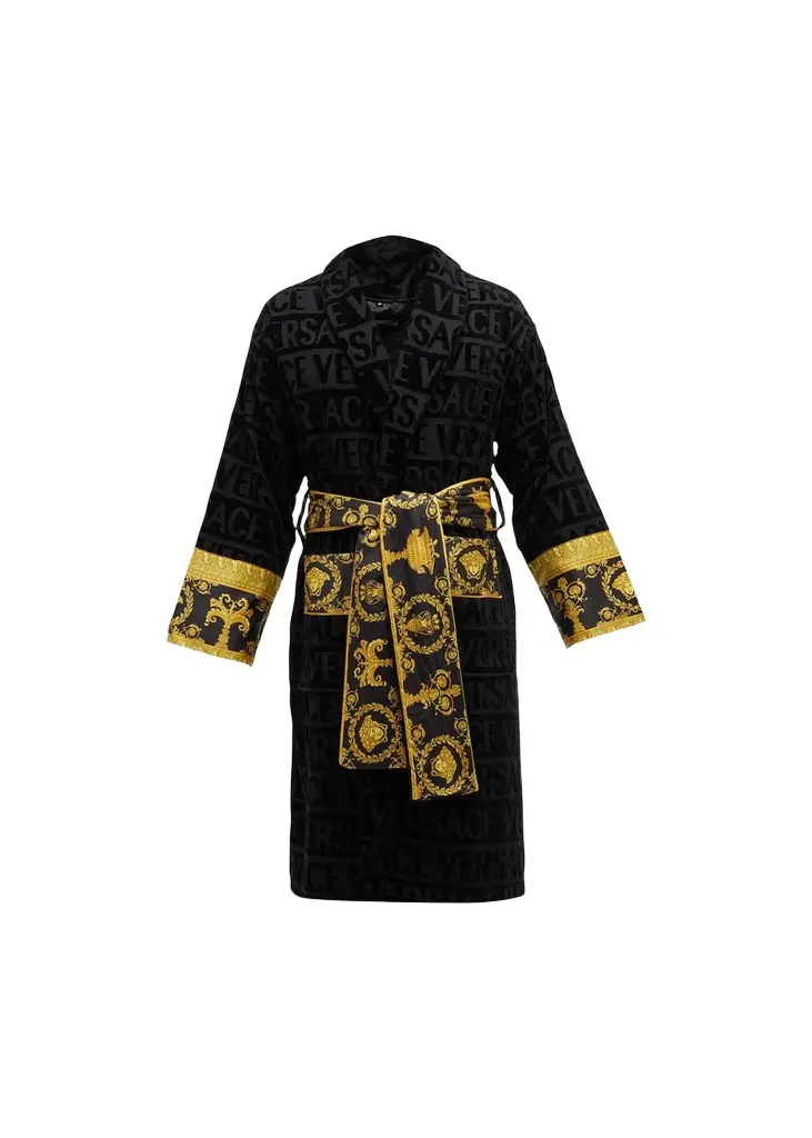 Versace Unisex Barocco Sleeve Robe | Image 1 Versace Unisex Barocco Sleeve Robe | Image 1