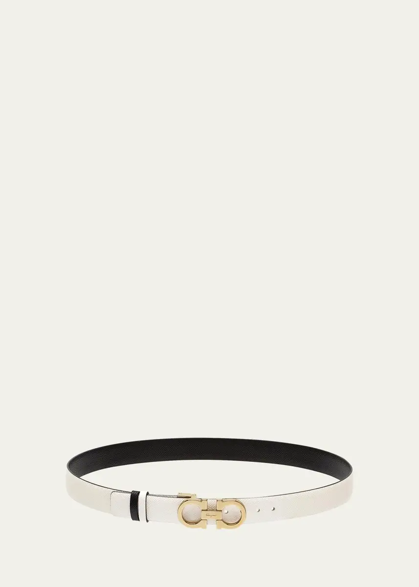 Ferragamo Reversible Leather Gancini Belt | Thumbnail 4