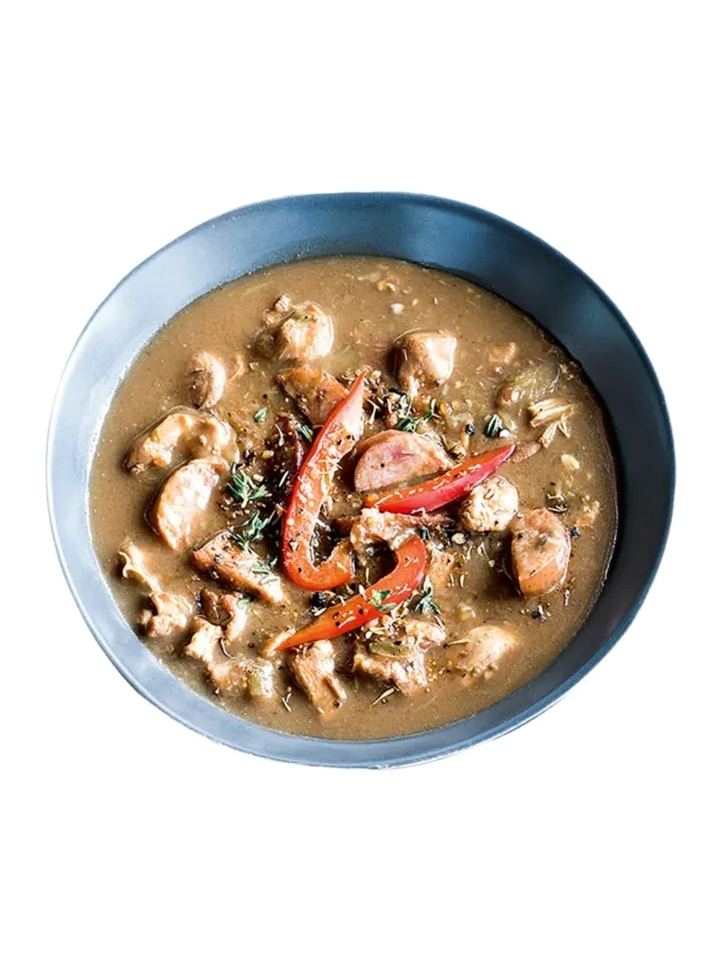 The Cajun Turkey Co Chicken and Andouille Sausage Gumbo