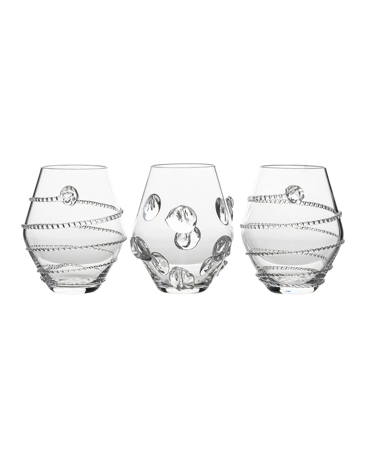 Juliska Set of 3 Assorted Mini Vases