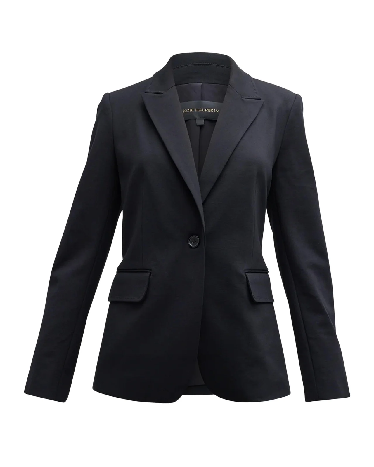 Kobi Halperin Collette Peak-Lapel Single-Button Jacket