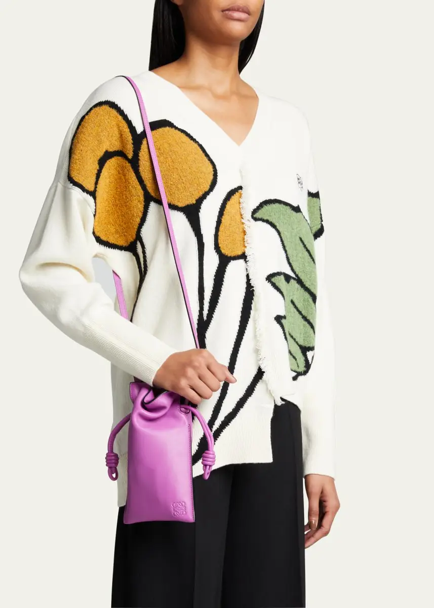 Loewe Flamenco Pocket in Napa Leather with Strap | Thumbnail 2 Loewe Flamenco Pocket in Napa Leather with Strap | Thumbnail 2