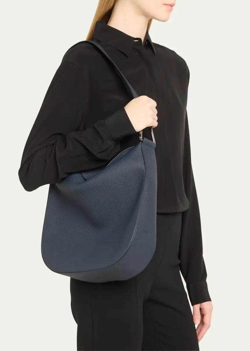 Akris Anna Medium Leather Hobo Bag | Thumbnail 2 Akris Anna Medium Leather Hobo Bag | Thumbnail 2