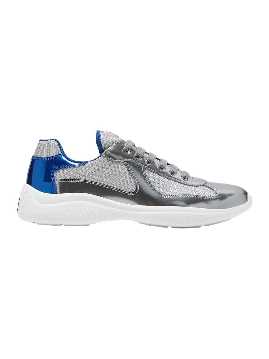 Prada Men's America's Cup Metallic Bike Sneakers