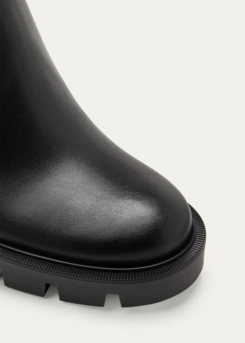 Christian Louboutin 70mm Marchacroche Leather Chelsea Booties | Thumbnail 5 Christian Louboutin 70mm Marchacroche Leather Chelsea Booties | Thumbnail 5