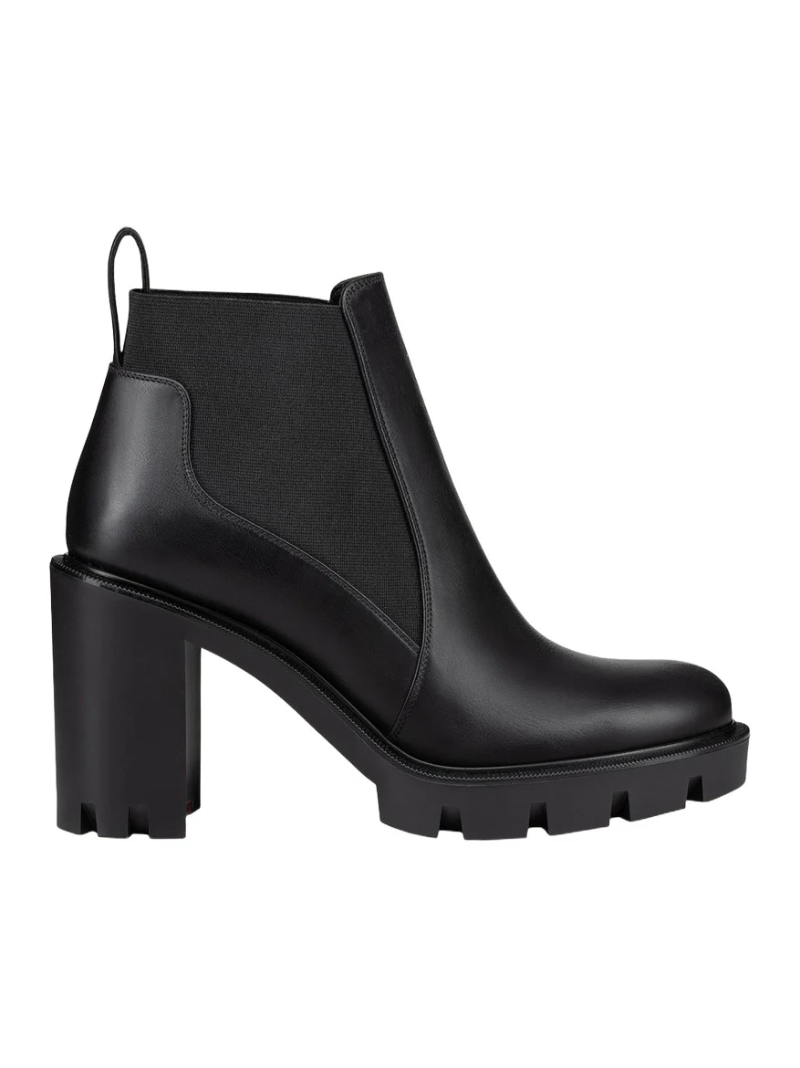 70mm Marchacroche Leather Chelsea Booties