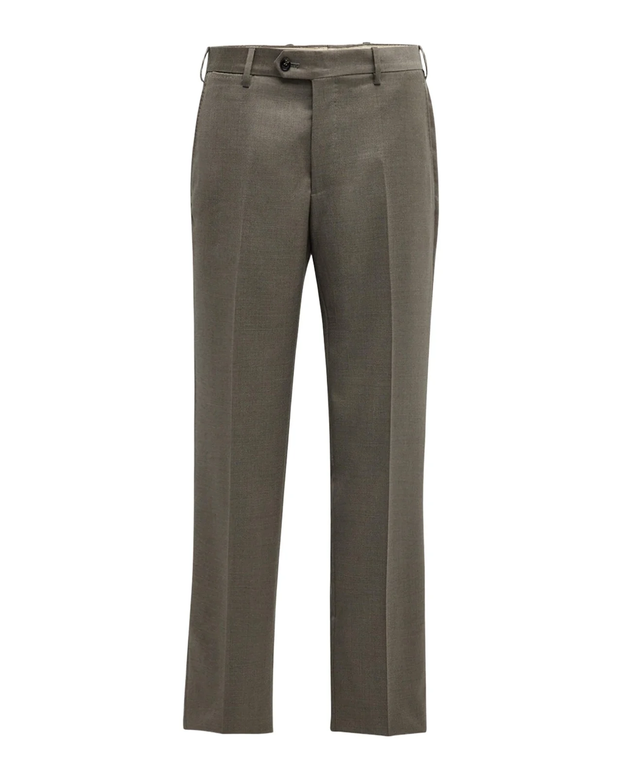 Men's Flat-Front Wool Trousers Men's Flat-Front Wool Trousers