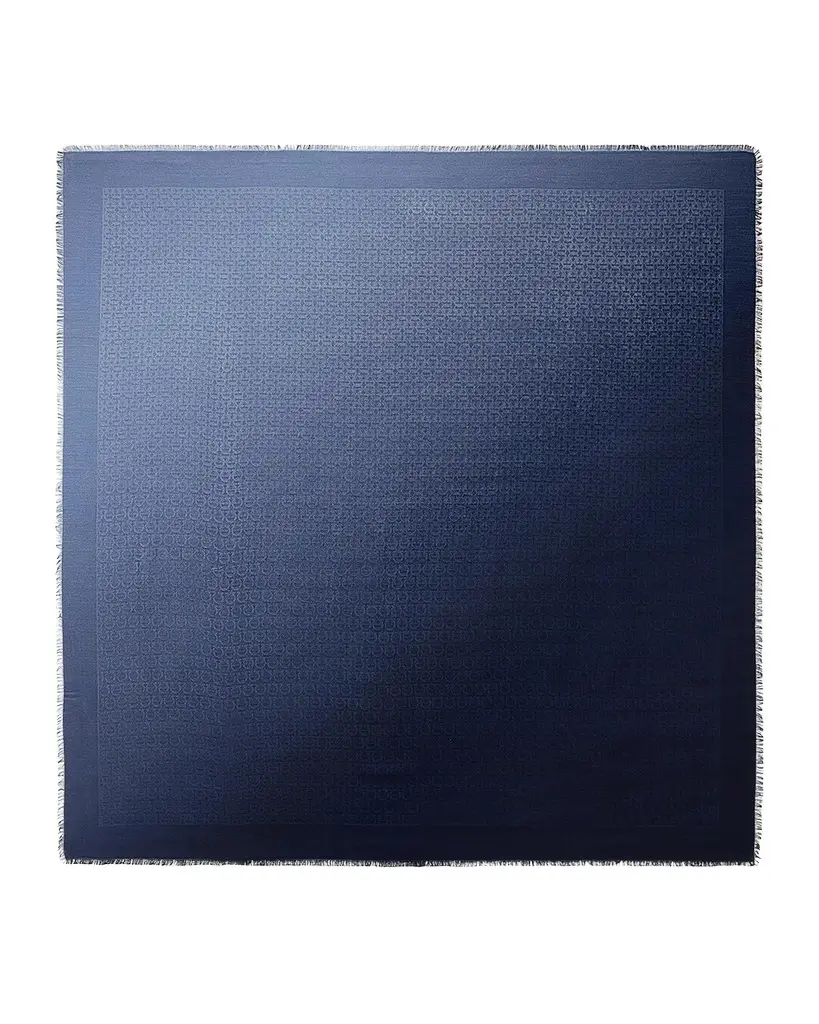 Ferragamo Gancini Degrade Silk Square Scarf | Image 1 Ferragamo Gancini Degrade Silk Square Scarf | Image 1