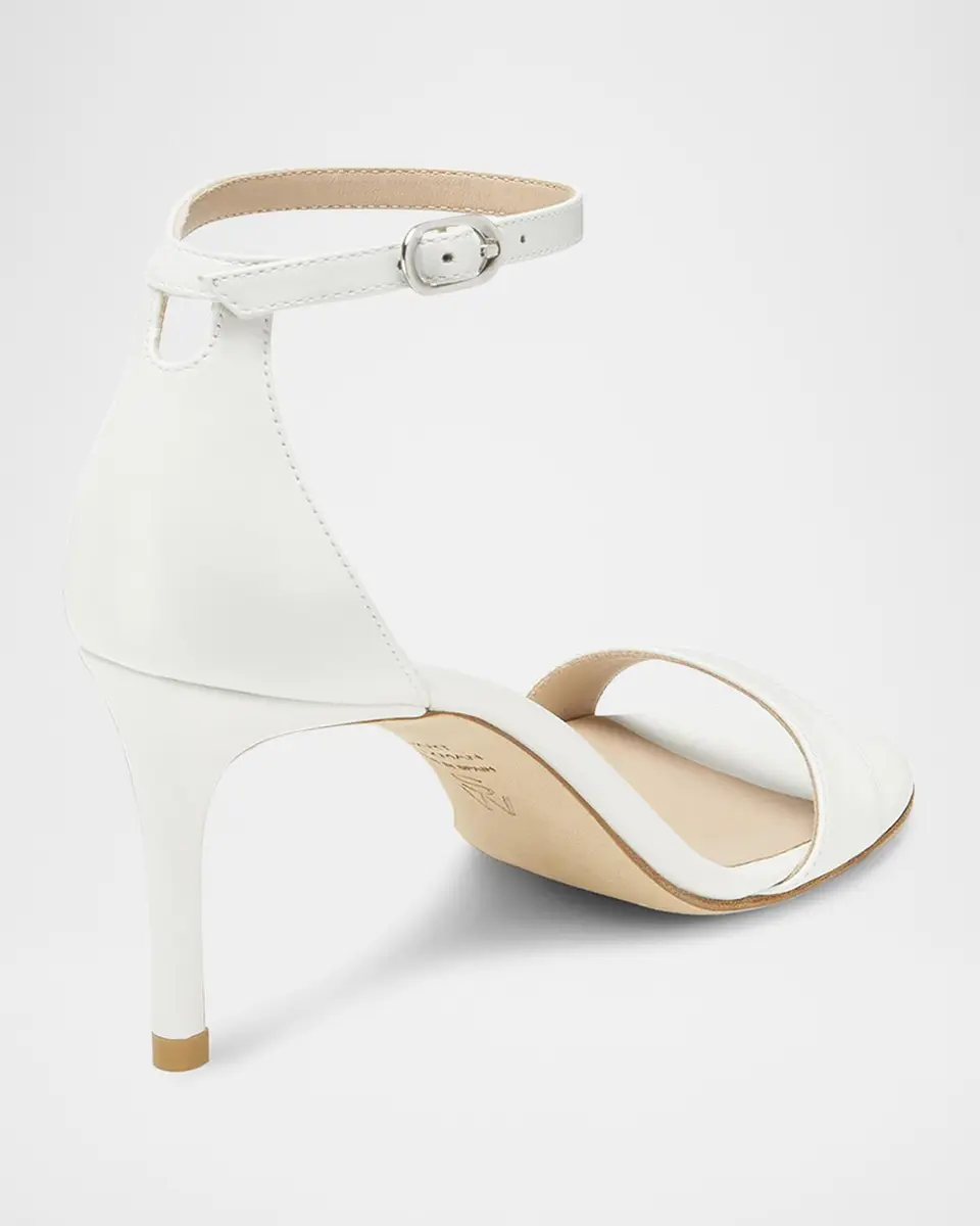 Stuart Weitzman Nudist Leather Ankle-Strap Sandals | Thumbnail 3 Stuart Weitzman Nudist Leather Ankle-Strap Sandals | Thumbnail 3