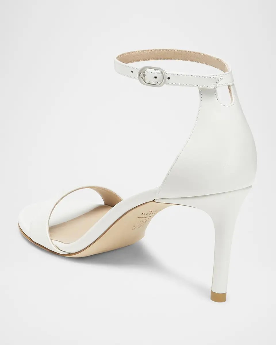 Stuart Weitzman Nudist Leather Ankle-Strap Sandals | Thumbnail 4 Stuart Weitzman Nudist Leather Ankle-Strap Sandals | Thumbnail 4