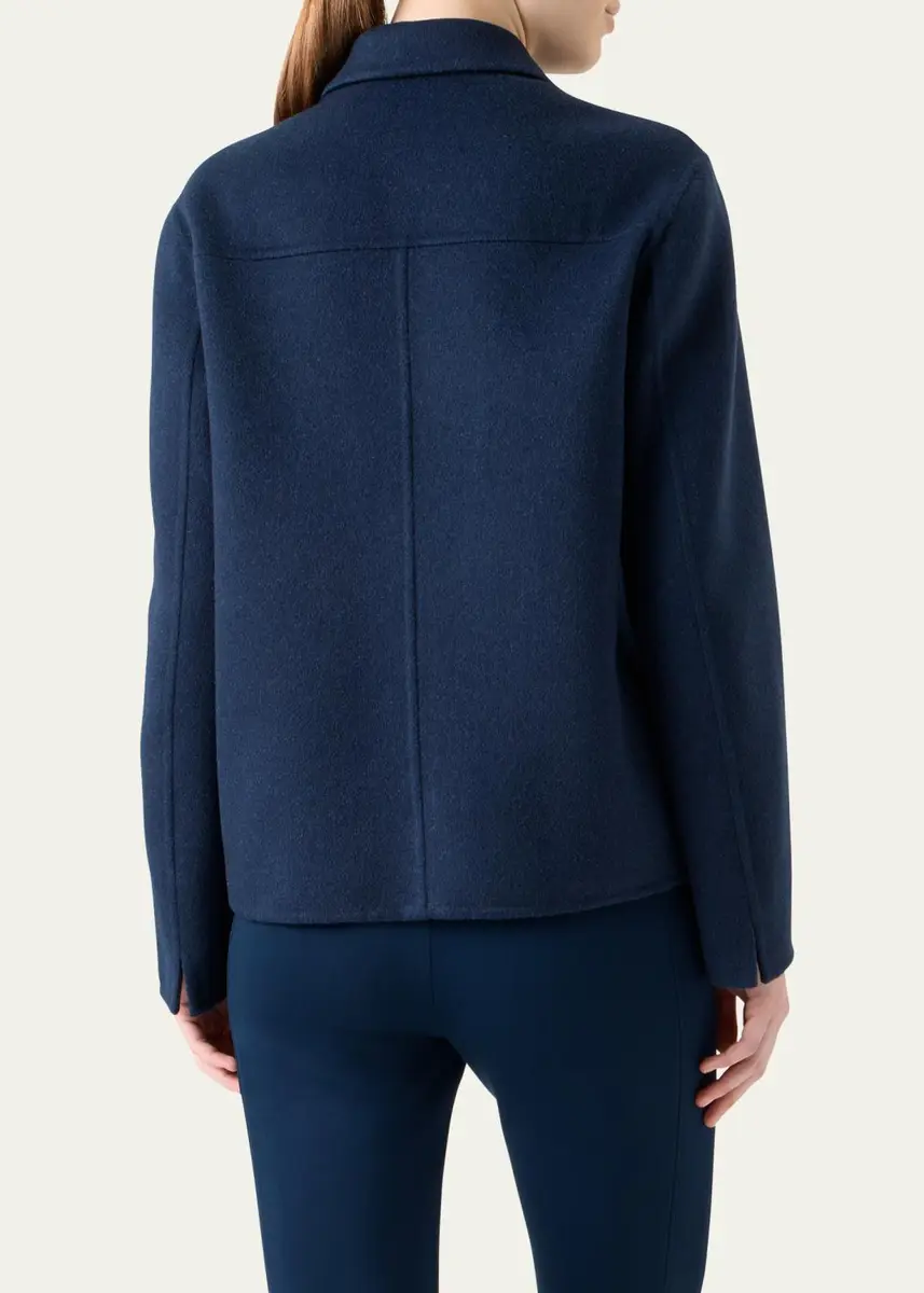 Akris Dylan Cashmere Double-Face Zip Jacket | Thumbnail 3 Akris Dylan Cashmere Double-Face Zip Jacket | Thumbnail 3