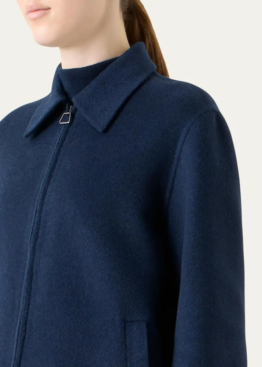 Akris Dylan Cashmere Double-Face Zip Jacket | Thumbnail 5 Akris Dylan Cashmere Double-Face Zip Jacket | Thumbnail 5