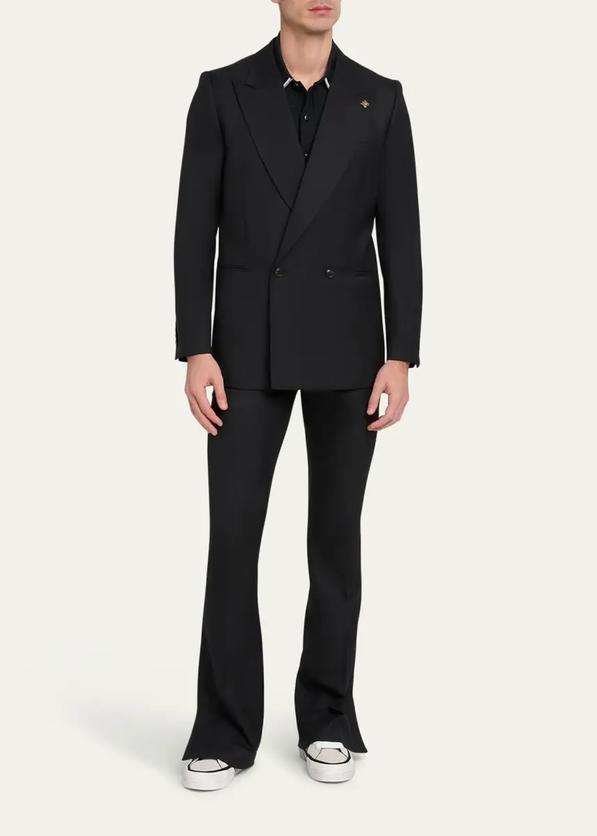 AMIRI Men's MA Double-Breasted Wool Blazer | Thumbnail 2 AMIRI Men's MA Double-Breasted Wool Blazer | Thumbnail 2