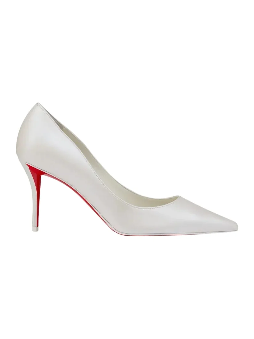 Christian Louboutin 80mm Miss Z Nappa Leather Red Sole Pointed-Toe Pumps
