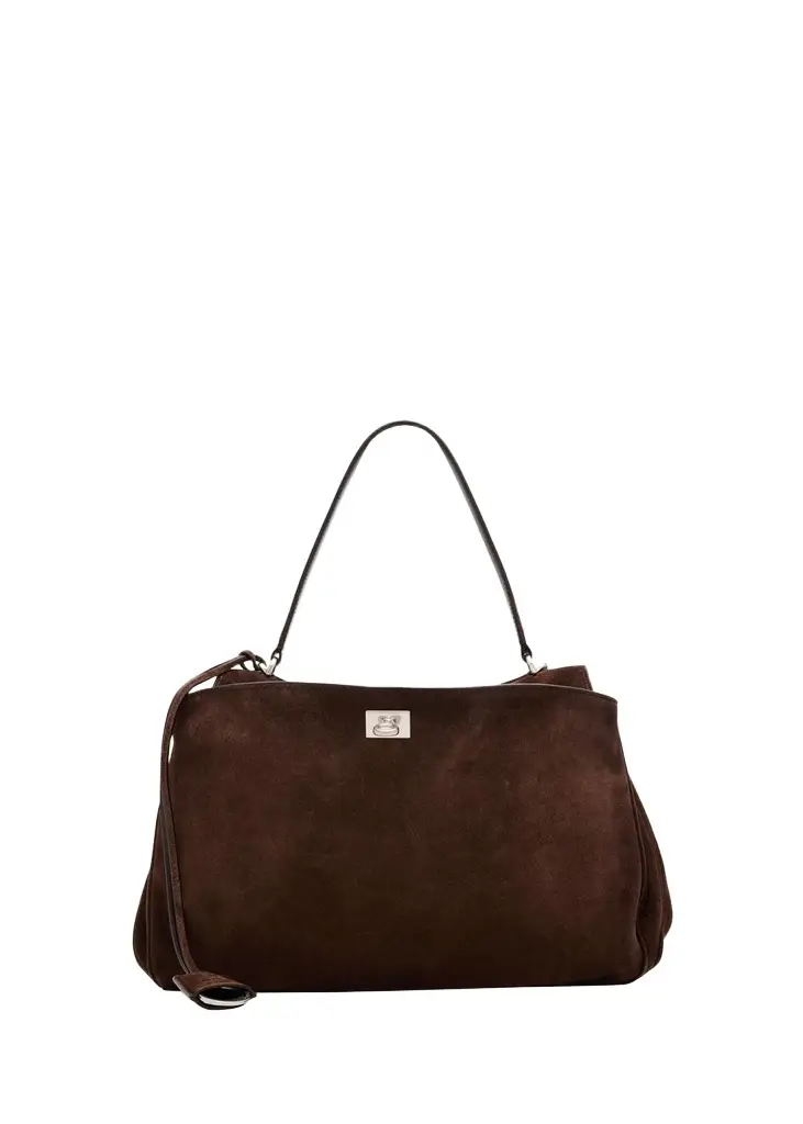 Balenciaga Rodeo Suede Top-Handle Bag | Image 1 Balenciaga Rodeo Suede Top-Handle Bag | Image 1