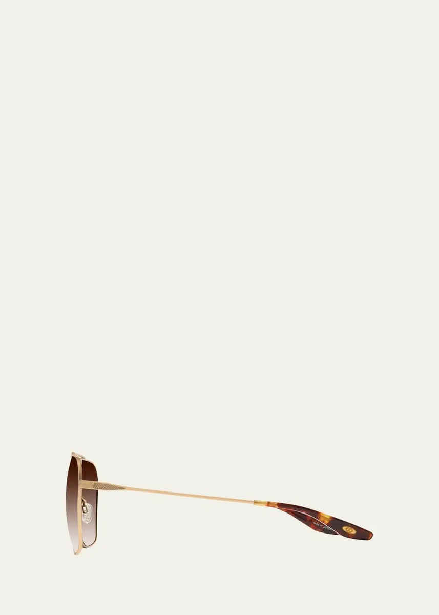 BARTON PERREIRA Rizzo 60mm Aviator Titanium Sunglasses | Thumbnail 3 BARTON PERREIRA Rizzo 60mm Aviator Titanium Sunglasses | Thumbnail 3