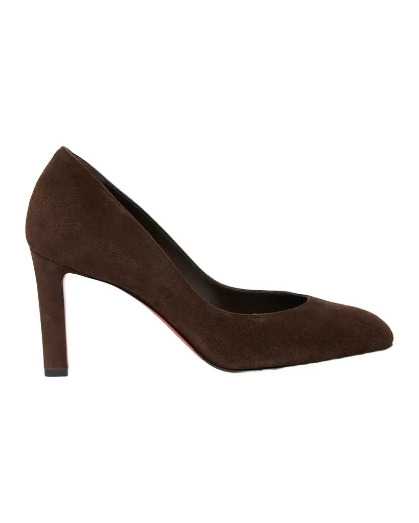 Christian Louboutin 85mm Fannylove Suede Pumps | Image 1 Christian Louboutin 85mm Fannylove Suede Pumps | Image 1