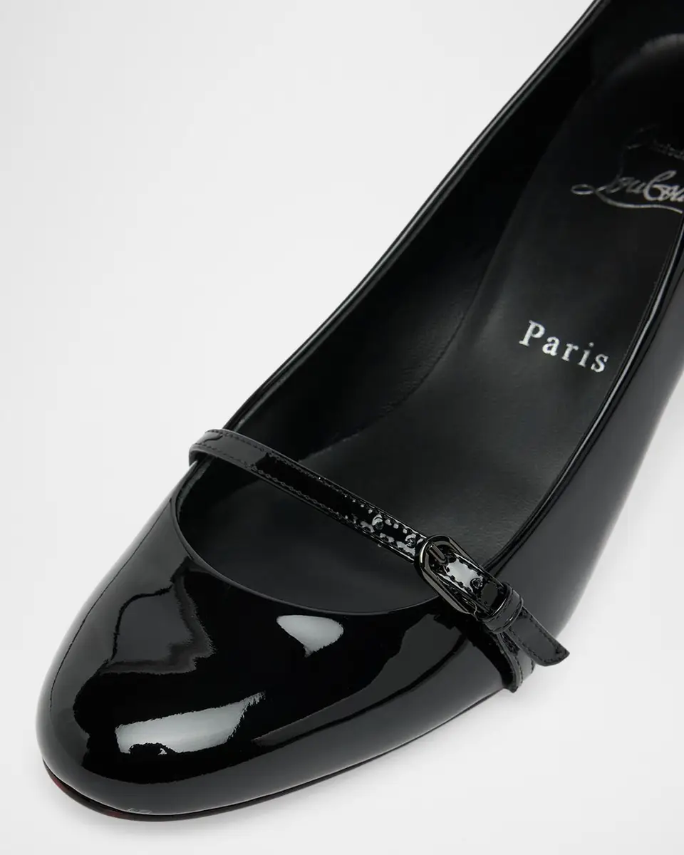 Christian Louboutin 55mm Jane Nina Patent Leather Mary Jane Pumps | Thumbnail 3 Christian Louboutin 55mm Jane Nina Patent Leather Mary Jane Pumps | Thumbnail 3