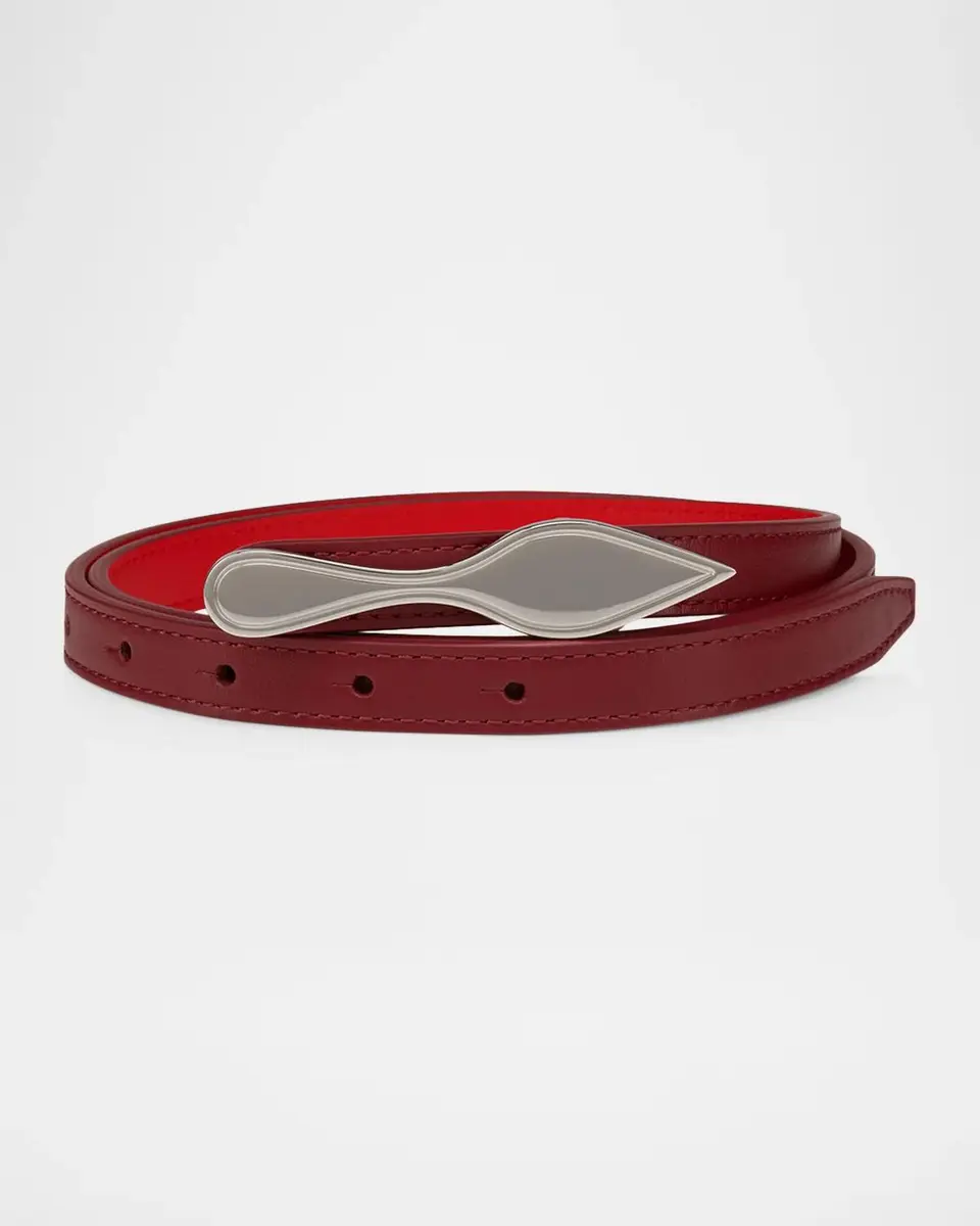 Christian Louboutin Bettina Reversible Leather Belt | Thumbnail 2 Christian Louboutin Bettina Reversible Leather Belt | Thumbnail 2