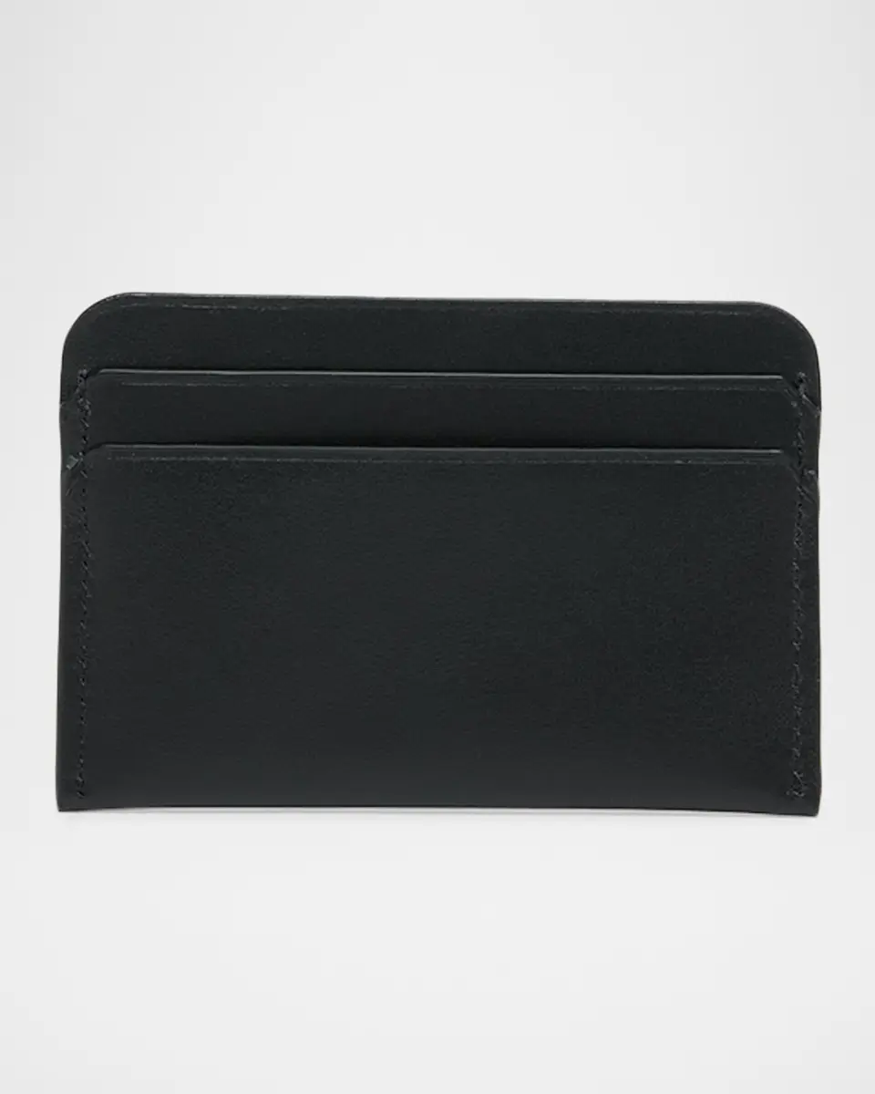 Christian Louboutin Men's Canopy Logo Leather Card Holder | Thumbnail 2