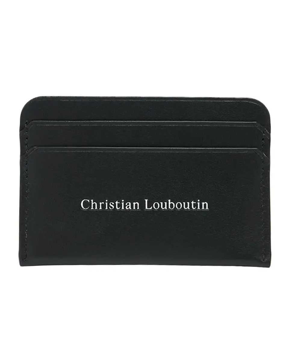 Christian Louboutin Men's Canopy Logo Leather Card Holder | Thumbnail 3