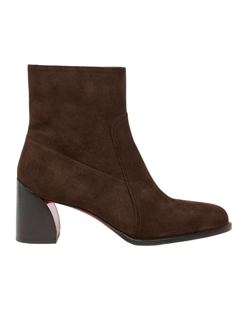 Christian Louboutin 55mm Ira Suede Ankle Boots | Image 1 Christian Louboutin 55mm Ira Suede Ankle Boots | Image 1