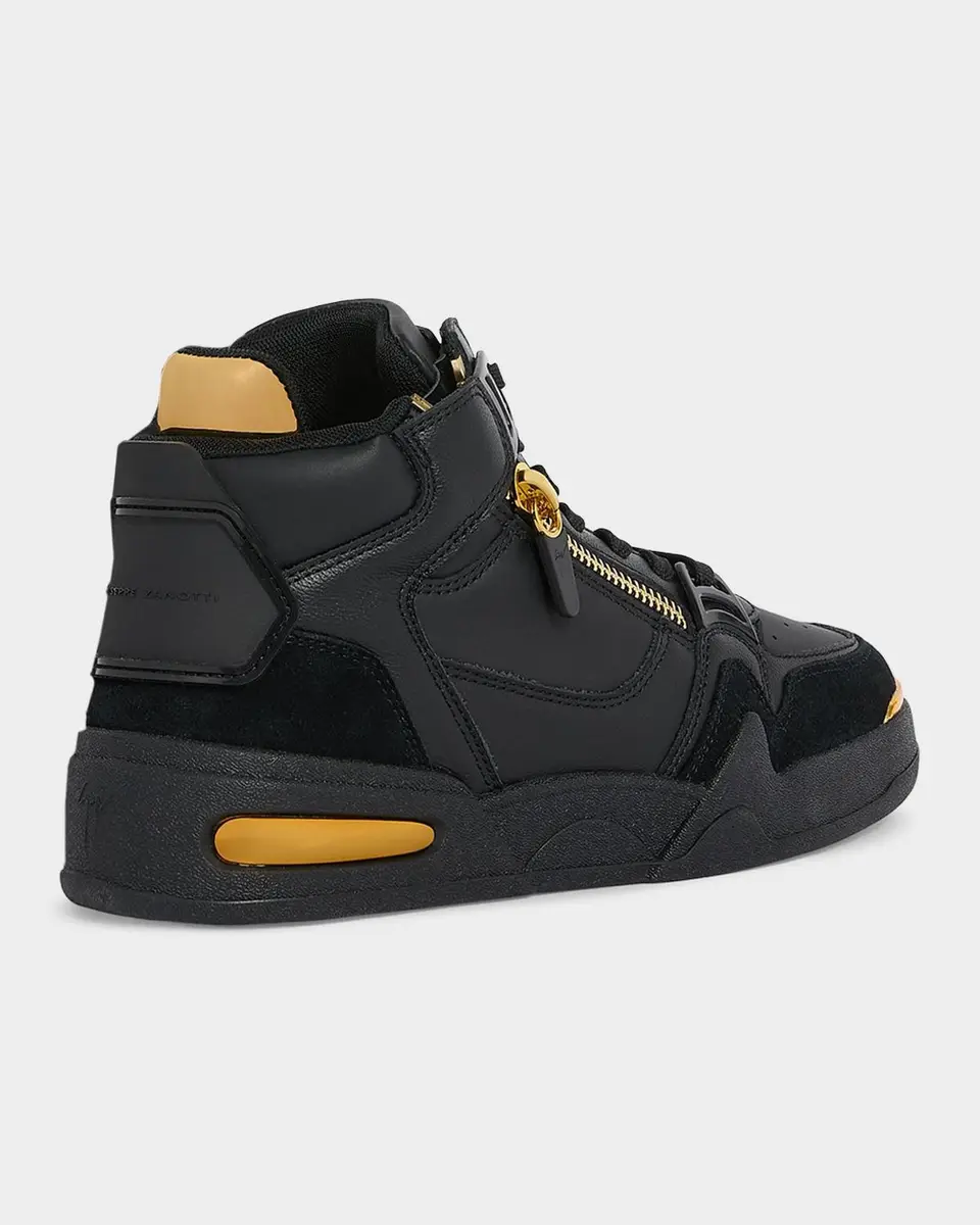 Giuseppe Zanotti Men's Gz Ghost High-Top Sneakers | Thumbnail 2 Giuseppe Zanotti Men's Gz Ghost High-Top Sneakers | Thumbnail 2