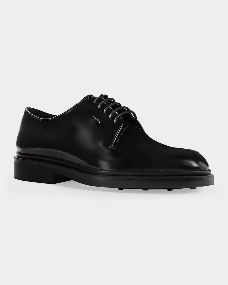 Giuseppe Zanotti Men's Leather Derby Shoes | Thumbnail 4 Giuseppe Zanotti Men's Leather Derby Shoes | Thumbnail 4