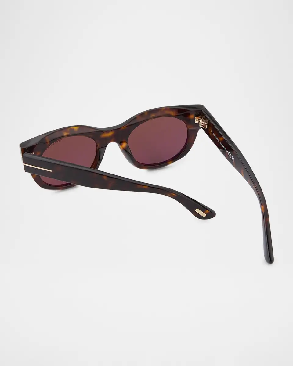 Tom Ford Marine 50MM Round Sunglasses | Thumbnail 2 Tom Ford Marine 50MM Round Sunglasses | Thumbnail 2