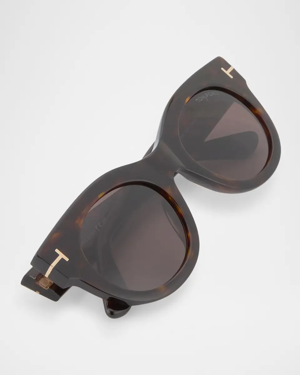 Tom Ford Marine 50MM Round Sunglasses | Thumbnail 5 Tom Ford Marine 50MM Round Sunglasses | Thumbnail 5