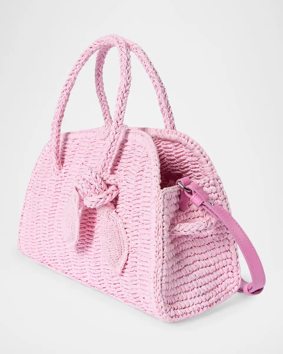 Jacquemus Turismo Small Raffia Top-Handle Bag | Thumbnail 3 Jacquemus Turismo Small Raffia Top-Handle Bag | Thumbnail 3