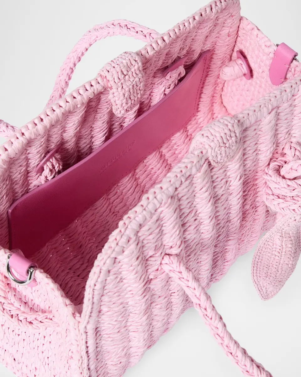 Jacquemus Turismo Small Raffia Top-Handle Bag | Thumbnail 4 Jacquemus Turismo Small Raffia Top-Handle Bag | Thumbnail 4