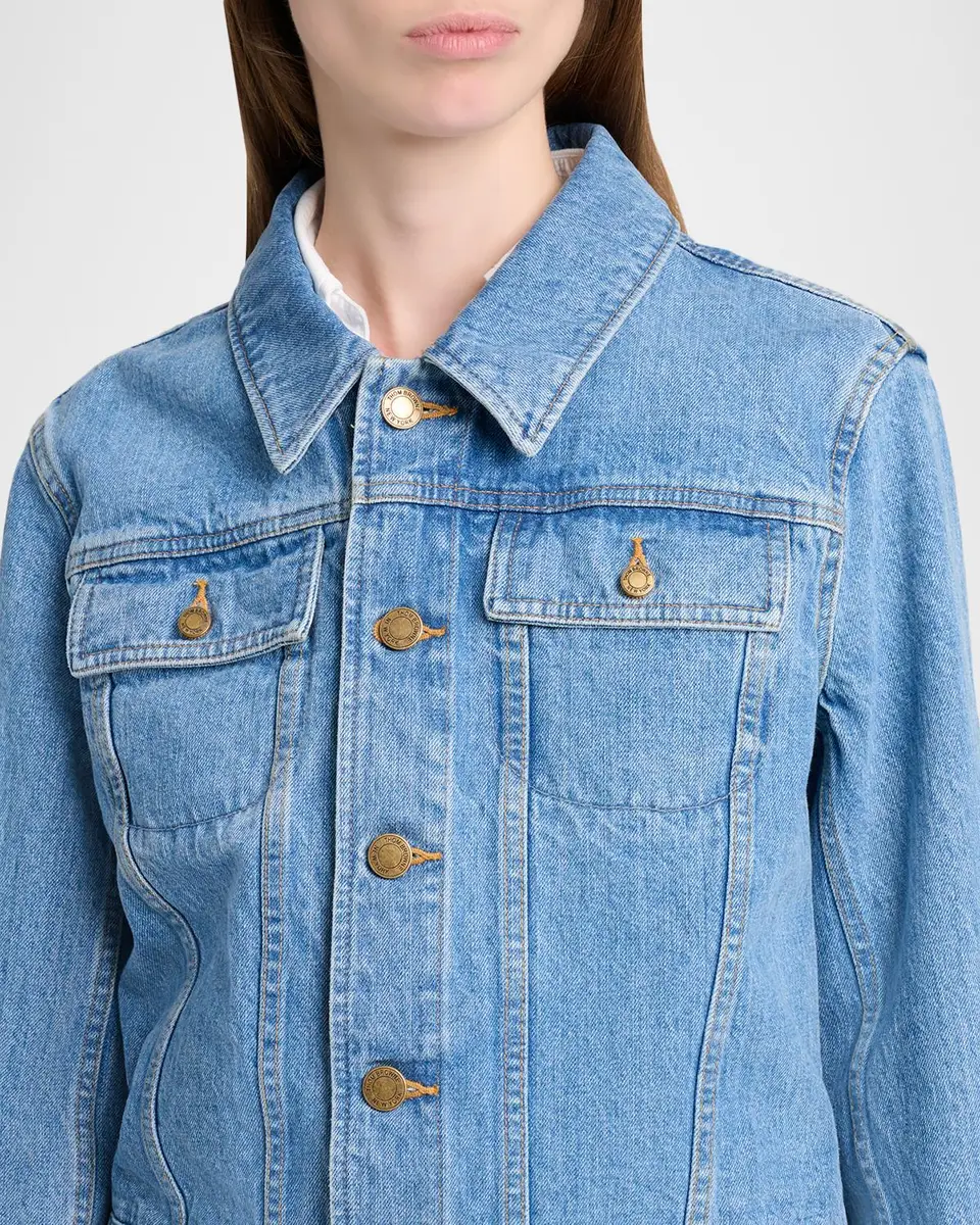 Thom Browne Shrunken-Fit Denim Jacket | Thumbnail 5