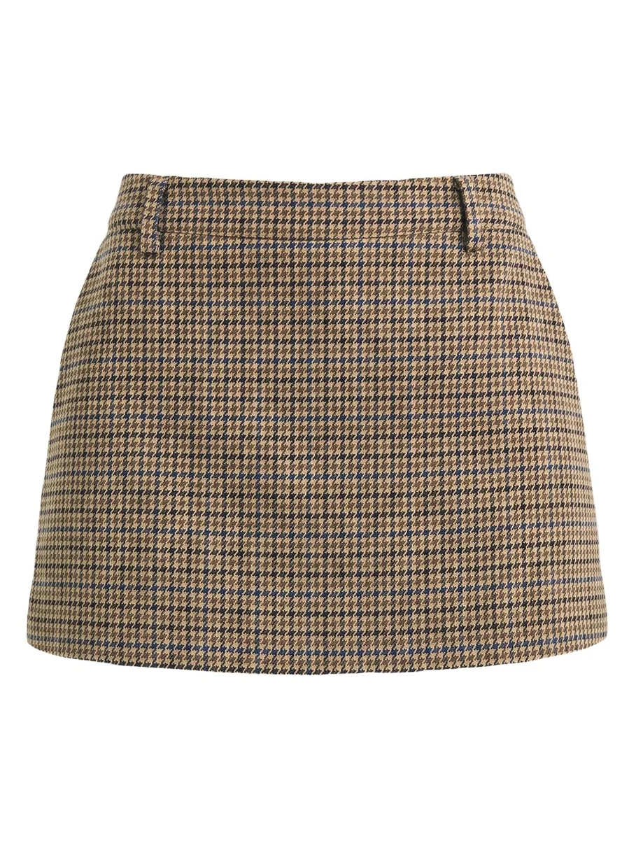 Valkiria Houndstooth Mini Skort Valkiria Houndstooth Mini Skort