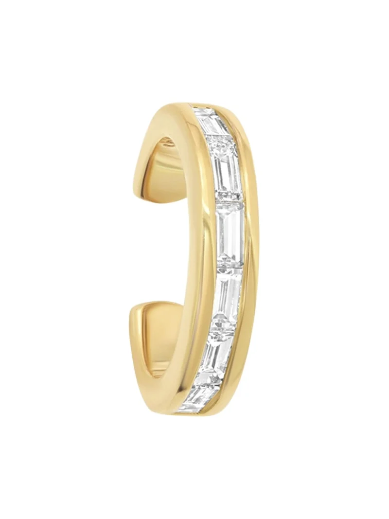 Papua 18K Gold & Diamond Thin Ear Cuff Papua 18K Gold & Diamond Thin Ear Cuff