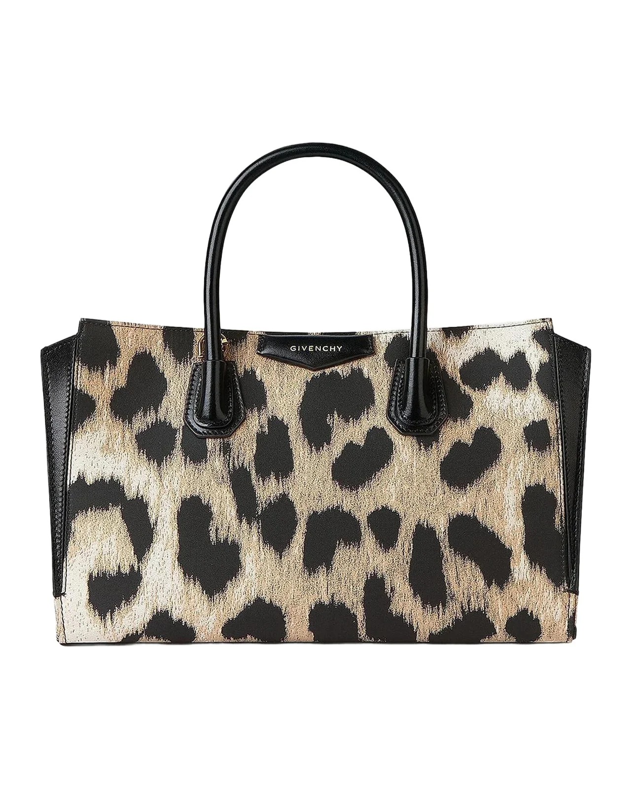 Givenchy Antigona Leopard Jacquard Catchall Top-Handle Bag