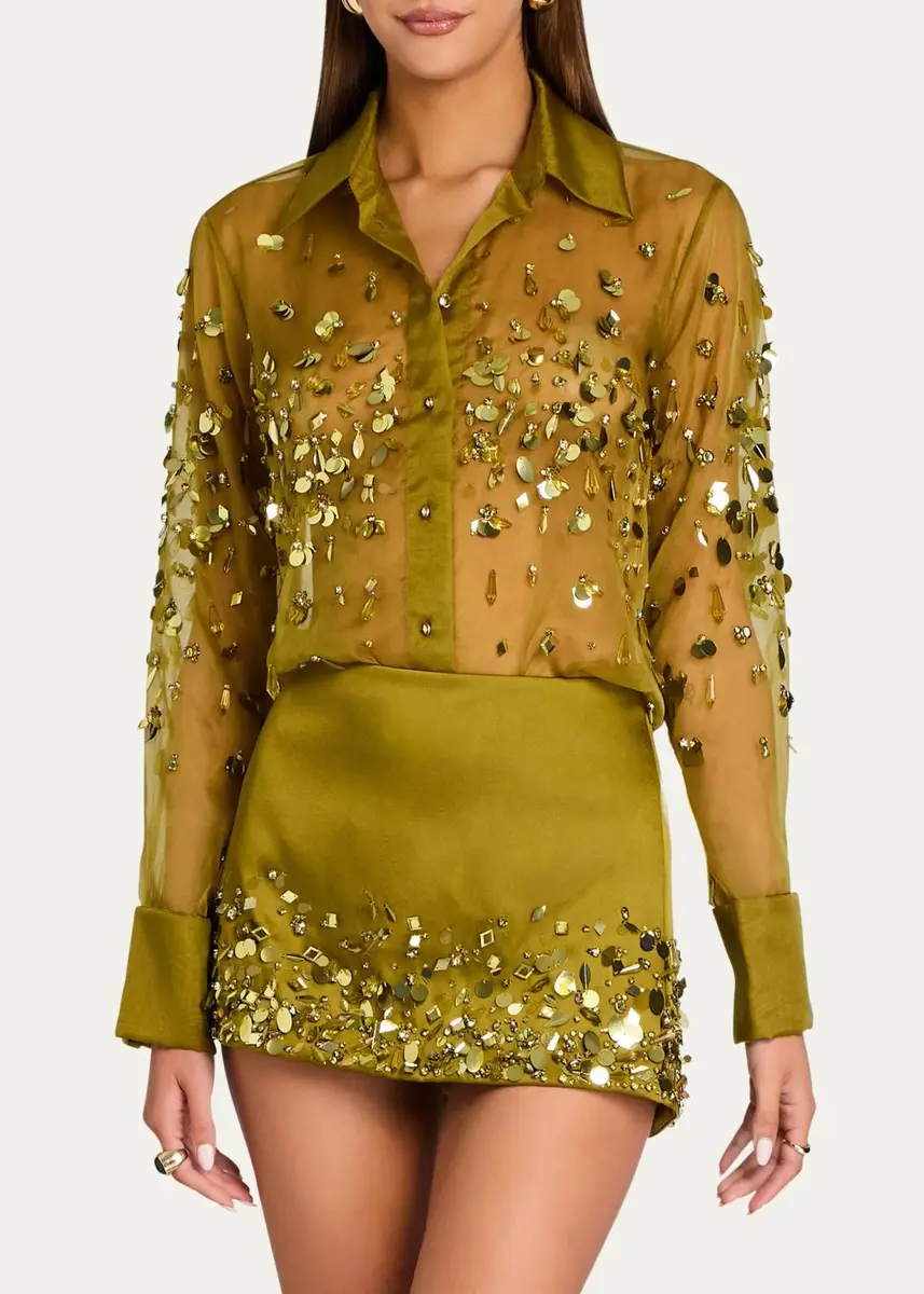 Retrofête Quilly Embroidered Blouse | Thumbnail 4 Retrofête Quilly Embroidered Blouse | Thumbnail 4