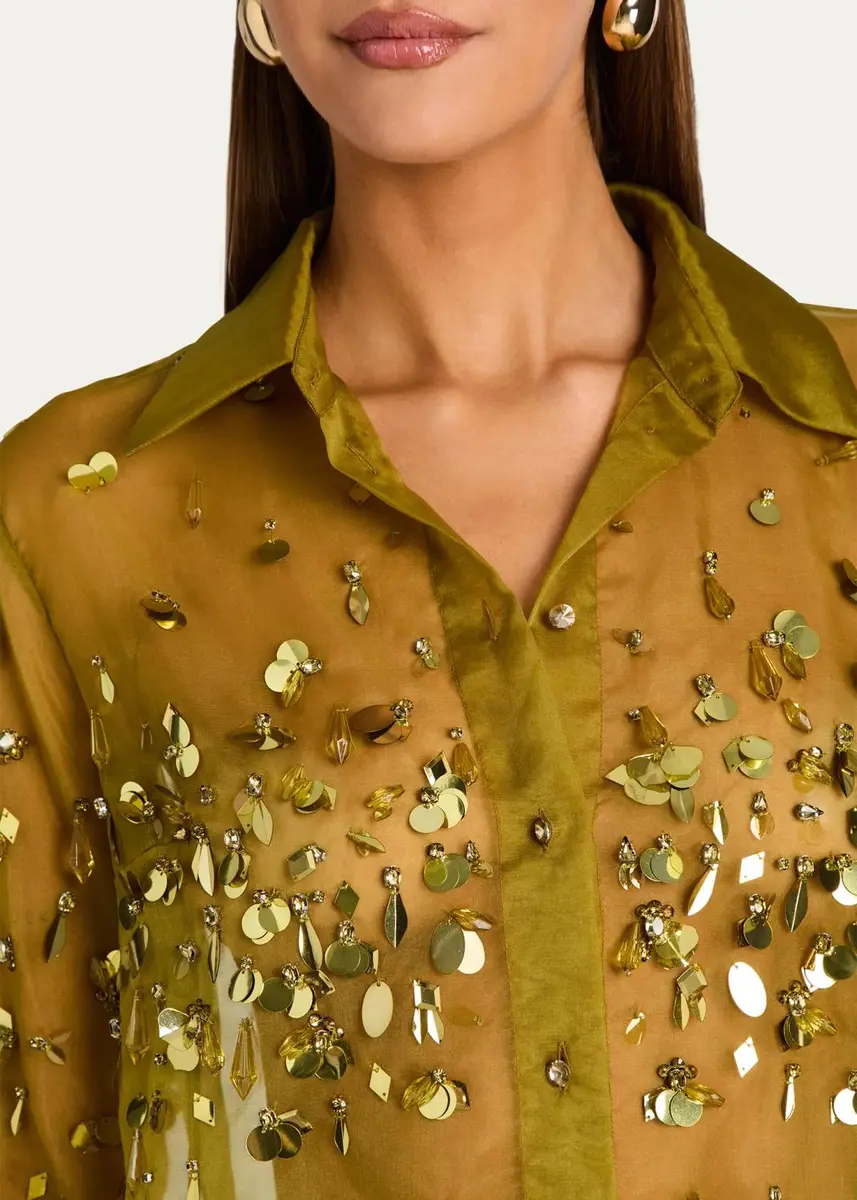 Retrofête Quilly Embroidered Blouse | Thumbnail 5 Retrofête Quilly Embroidered Blouse | Thumbnail 5