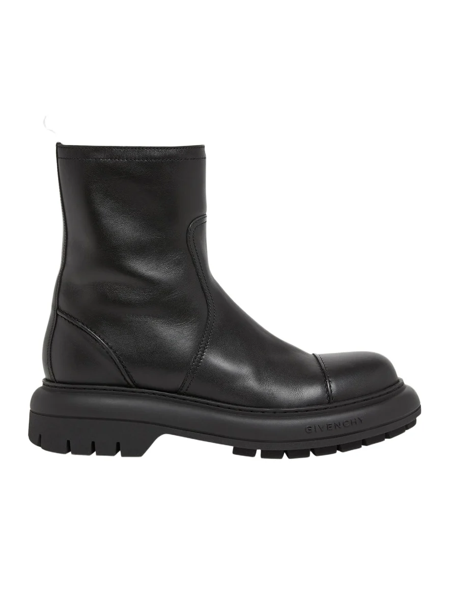 Men's Leather Biker Ankle Boots Men's Leather Biker Ankle Boots