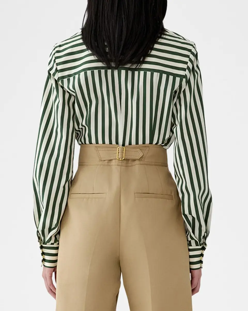 Carolina Herrera Isabella Striped Cotton Shirt | Thumbnail 2 Carolina Herrera Isabella Striped Cotton Shirt | Thumbnail 2