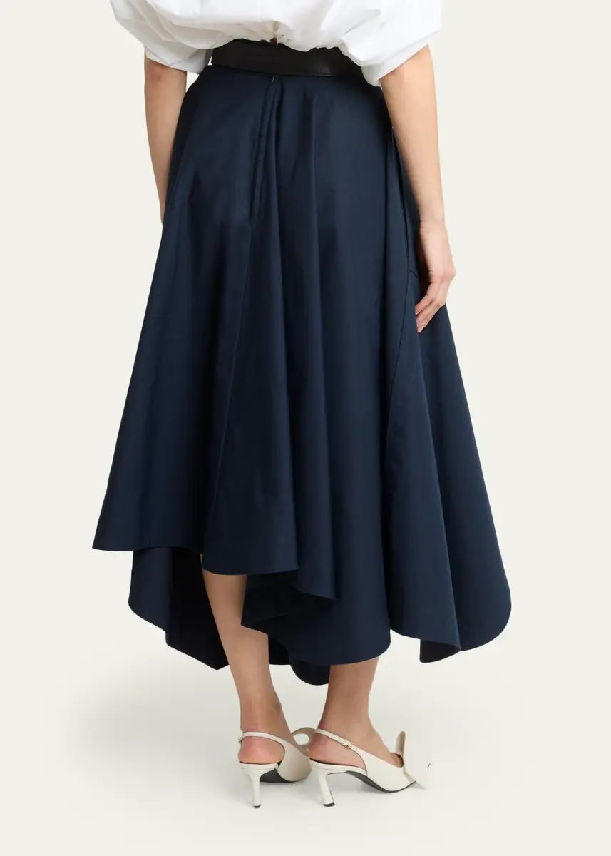 Givenchy Asymmetric Handkerchief Midi Flare Skirt | Thumbnail 3