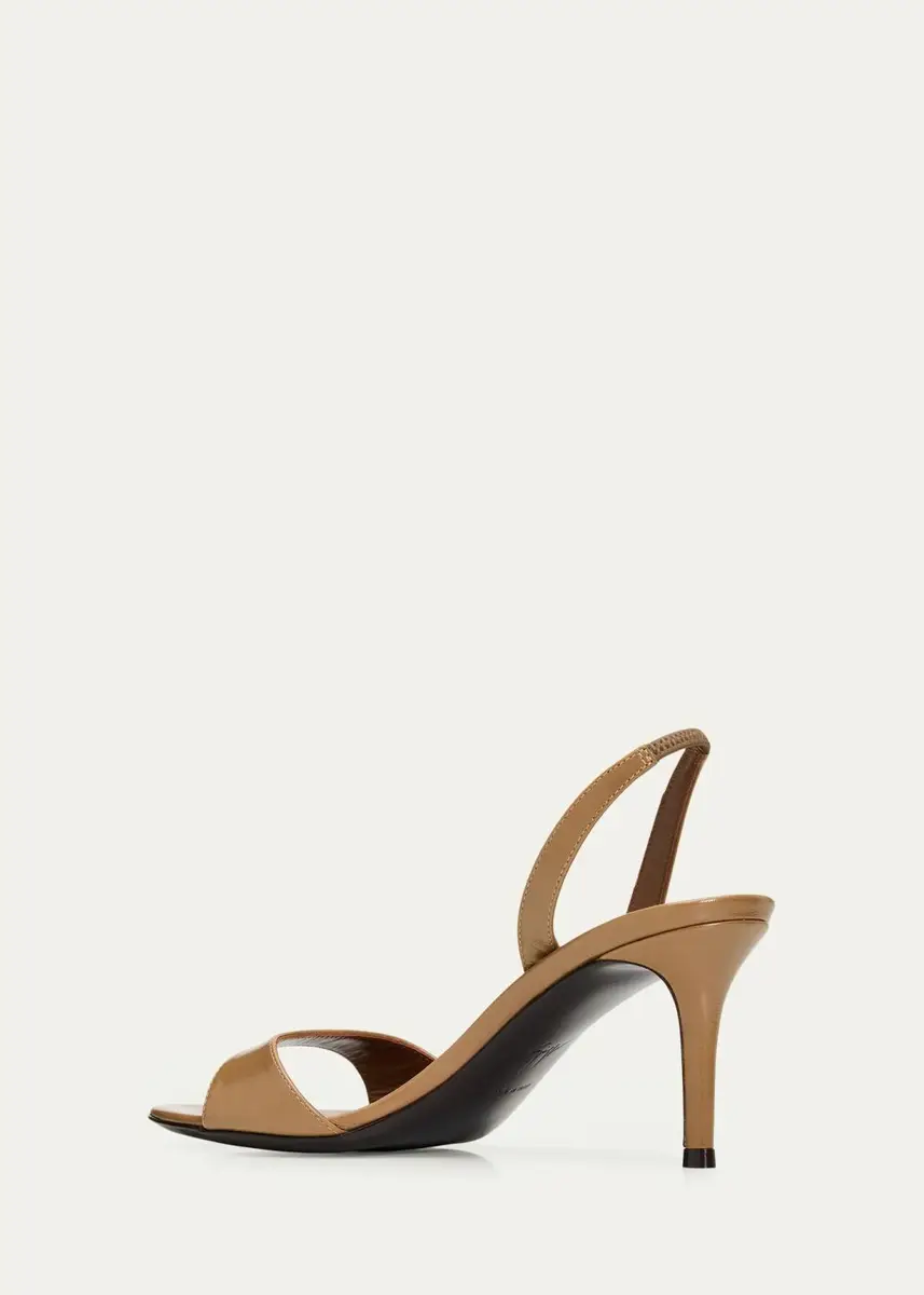 Giuseppe Zanotti 70mm Patagonia Selvaggia Leather Slingback Sandals | Thumbnail 2
