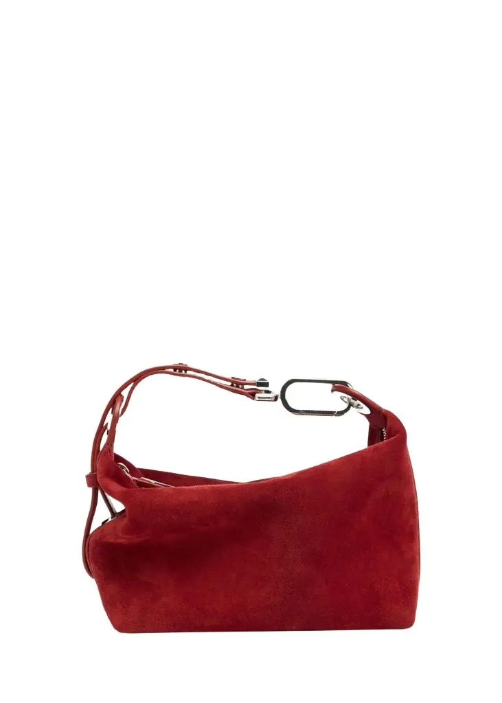 Christian Louboutin Flo Suede Pouch Bag | Image 1 Christian Louboutin Flo Suede Pouch Bag | Image 1